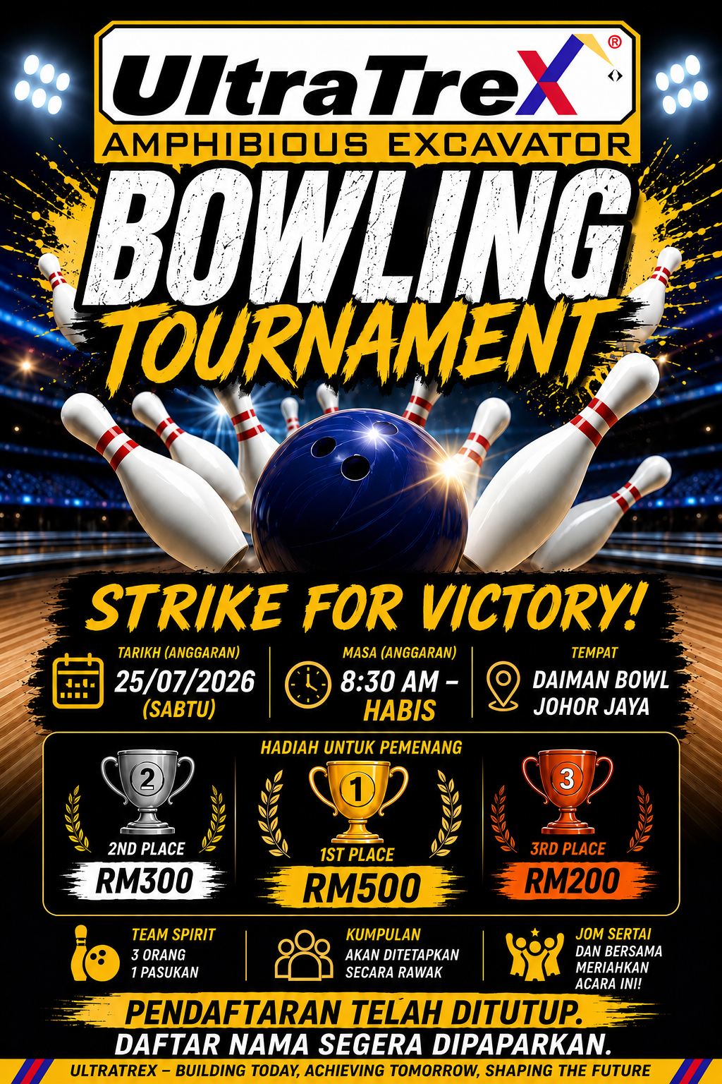 Ultratrex Organize Bowling Tournament 2026