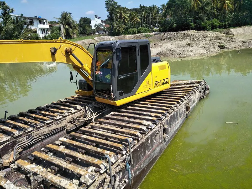 Ultratrex Amphibious Excavator in Sri Lanka Project