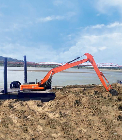 Excavator Mounted Sectional Barge - Ultratrex Machinery
