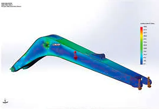 Long Reach Arm - Analysis and Simulation
