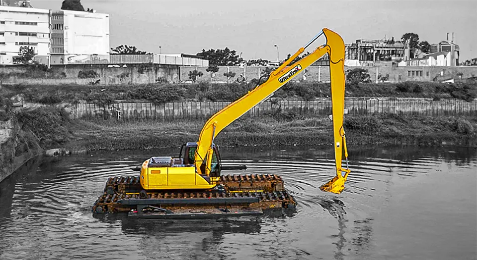 Medium to Big Size Excavator - 20 to 30 tons class excavator - Ultratrex Amphibious Excavator