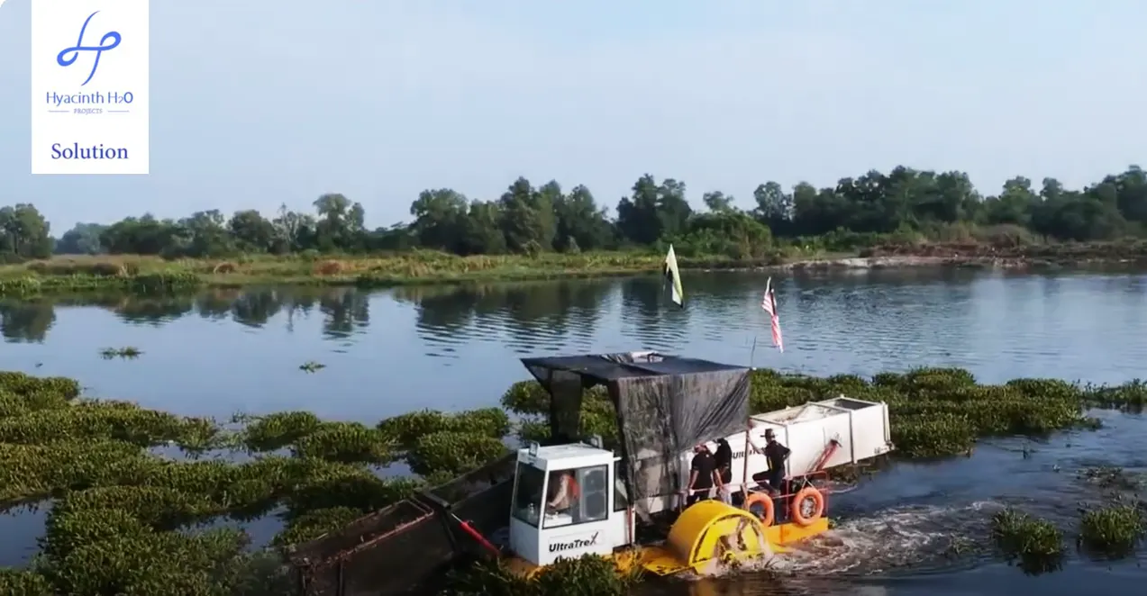 Ultratrex Aquatic Weed Harvester - Success Stories from Hyacinth H2O Projects South Africa