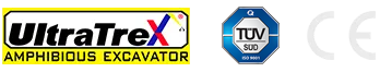 Ultratrex Amphibious Excavator - ISO 9001 & CE Marking